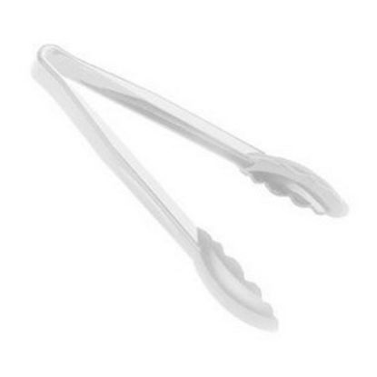 Picture of Cambro Scalloped-Grip Tongs, 6in, Clear