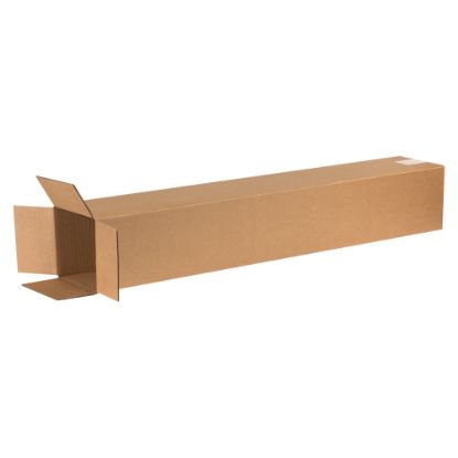 Picture of Partners Brand Tall Corrugated Boxes, 6in x 6in x 40in, Kraft, Pack Of 25