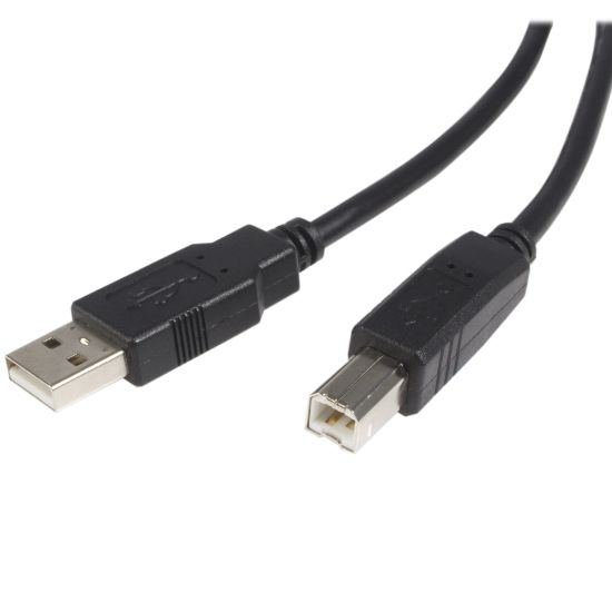 Picture of StarTech.com High Speed Certified USB 2.0 - USB cable - 4 pin USB Type A (M) - 4 pin USB Type B (M) - 3 m ( USB / Hi-Speed USB ) - 10ft USB Cable - A to B USB Cable - USB Printer Cable - type A to B USB Cable - A to B USB 2.0 Cable