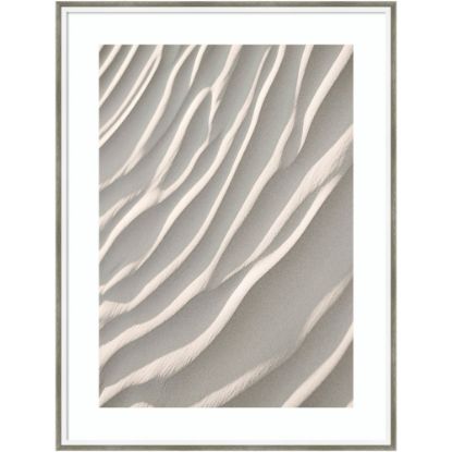 Picture of Amanti Art Sand by Design Fabrikken Wood Framed Wall Art Print, 25inW x 33inH, White