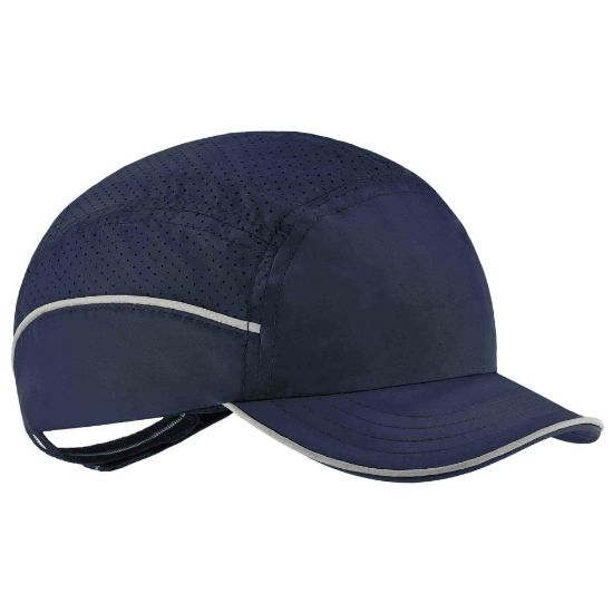 Picture of Ergodyne Skullerz 8955 Lightweight Bump Cap Hat, Short Brim, Navy