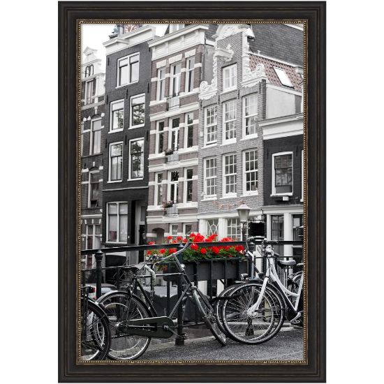 Picture of Amanti Art Narrow Picture Frame, 34in x 24in, Matted For 20in x 30in, Accent Bronze