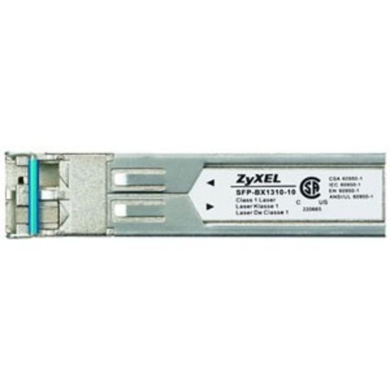 Picture of ZyXEL SFP (mini-GBIC) Module - For Optical Network, Data Networking 1 LC 1000Base-BX Network - Optical Fiber Single-mode - Gigabit Ethernet - 1000Base-BX