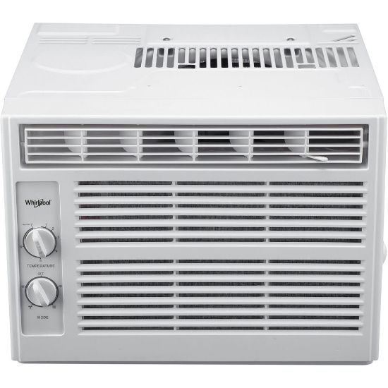 Picture of Whirlpool Window-Mounted Air Conditioner With Mechanical Controls, 12 1/2inH x 16inW x 15 5/16inD, White