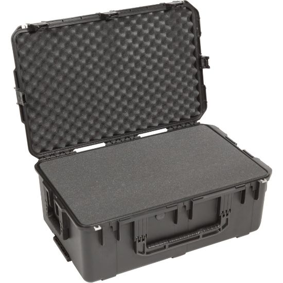 Picture of SKB Cases iSeries Protective Case With Layered Foam Interior, Built-In Pull Handle And 2 Wheels, 29inH x 18inW x 10-3/4inD, Black