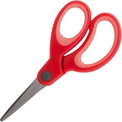 Picture of Sparco 5in Kids Pointed End Scissors - 5in Overall Length - Pointed Tip - Red - 1 Each