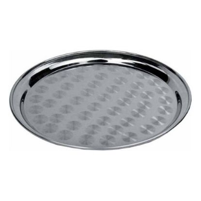 Picture of Winco Stainless Steel Round Serving Tray, 16in