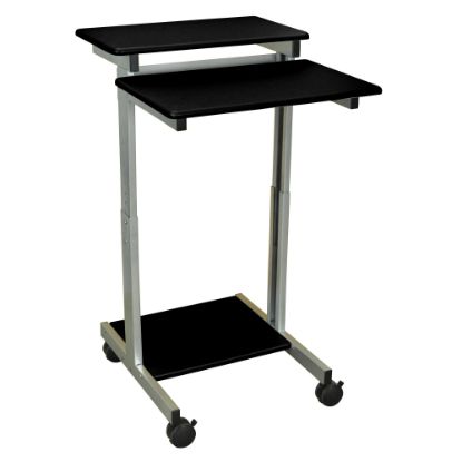 Picture of Luxor 24inW Standup Desk, Black/Gray