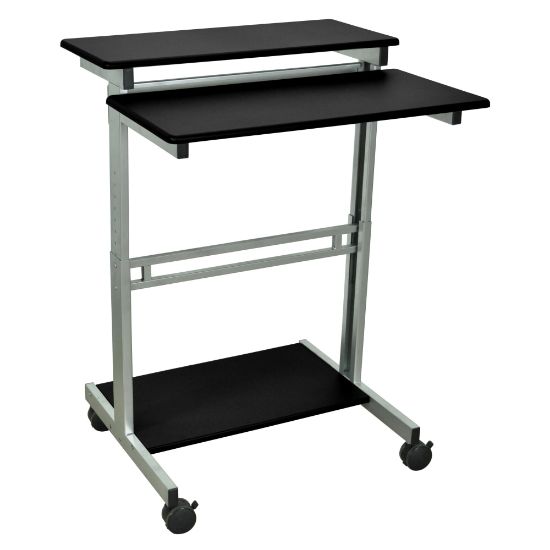 Picture of Luxor Standup Desk, 31-1/2inW, Black/Gray