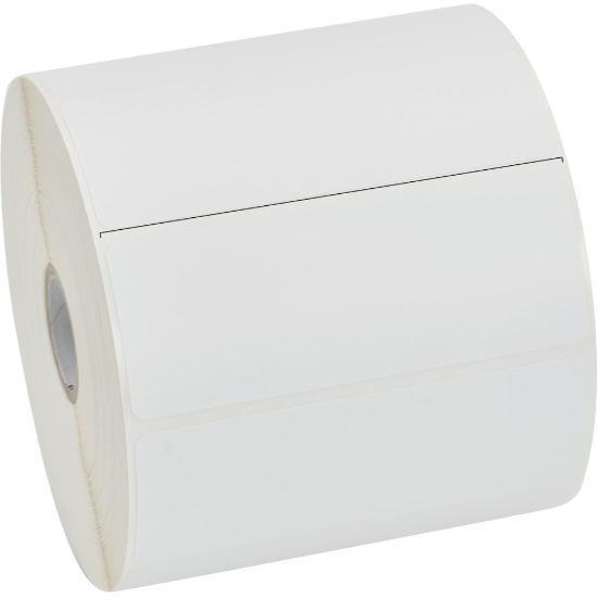 Picture of Zebra Z-Perform 2000D - 4in Width x 1 1/2in Length - Rectangle - Direct Thermal - White - Paper - 1620 / Roll - 6 / Carton - Perforated, Temperature Resistant