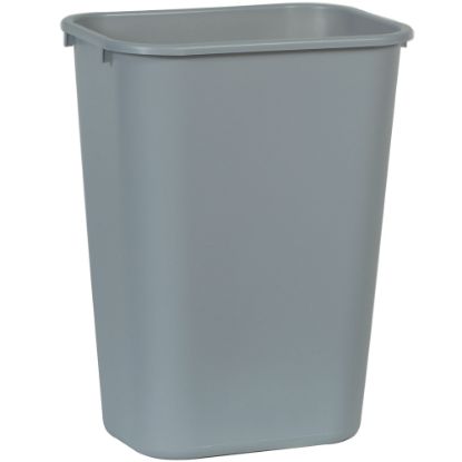 Picture of Rubbermaid Durable Polyethylene Wastebasket, 10 1/4 Gallons (38.8L), Gray