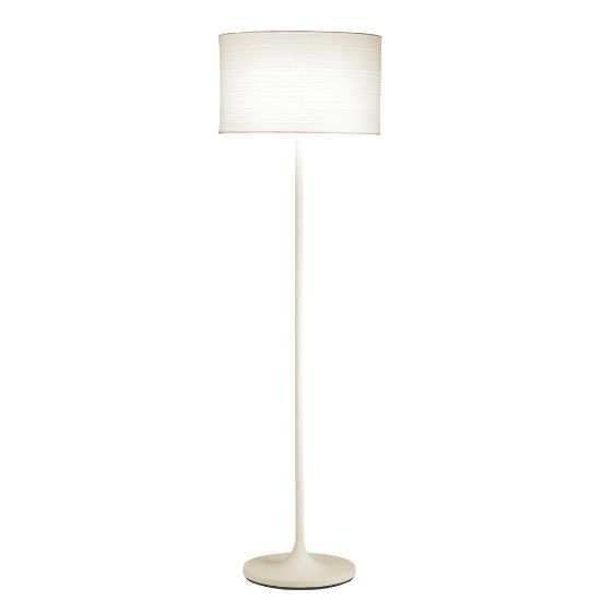 Picture of Adesso Oslo Floor Lamp, 60inH, White Shade/White Base