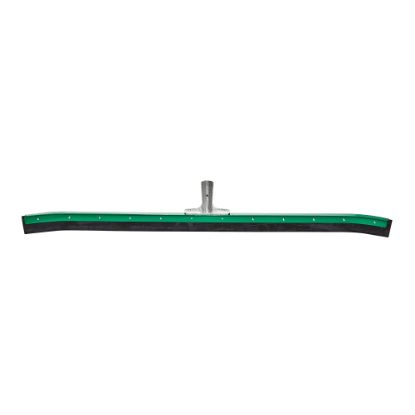 Picture of Unger AquaDozer 36in Heavy Duty Curved Floor Squeegee - 36in Rubber Blade - Heavy Duty, Durable, Sturdy - Black, Green