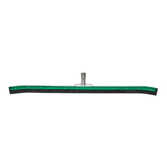 Picture of Unger AquaDozer 36in Heavy Duty Curved Floor Squeegee - 36in Rubber Blade - Heavy Duty, Durable, Sturdy - Black, Green