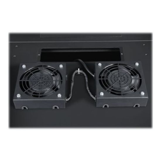 Picture of Tripp Lite Wallmount Rack Enclosure Cooling Roof Fan Kit 120V 5-15P - Rack fan kit - wall mountable - AC 120 V (pack of 2)