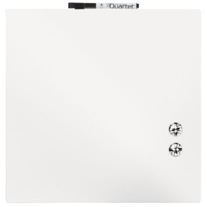 Picture of Quartet Unframed Tile Magnetic Dry-Erase Whiteboard, 14in x 14in, White