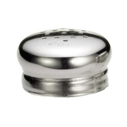 Picture of Tablecraft Salt And Pepper Shaker Tops, Stainless Steel, Pack Of 24 Tops