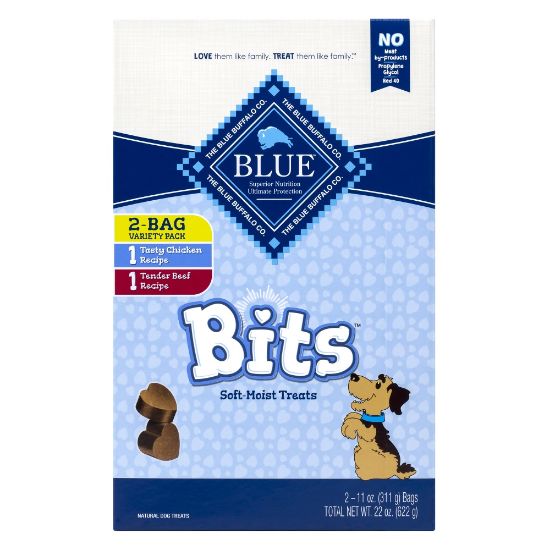 Picture of Blue Buffalo Bits Chicken And Beef Dog Training Treats Variety Pack