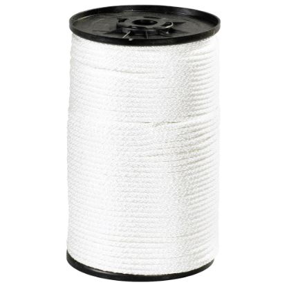 Picture of Partners Brand Solid Braided Nylon Rope, 320 Lb, 1/8in x 500ft, White