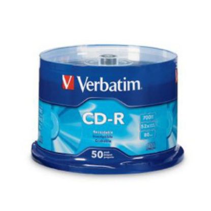 Picture of Verbatim CD-R Spindle, 700MB, Pack of 50