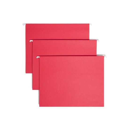 Picture of Smead Hanging File Folders, Letter Size, Red, Box Of 25 Folders