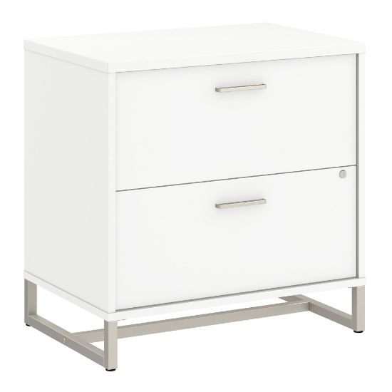 Picture of Bush Business Furniture Method 29-3/4inW x 19-3/4inD Lateral 2-Drawer File Cabinet, White, Standard Delivery