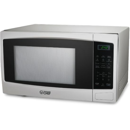 Picture of Commercial Chef 1.1 Cu. Ft. 1000W Countertop Microwave Oven, White