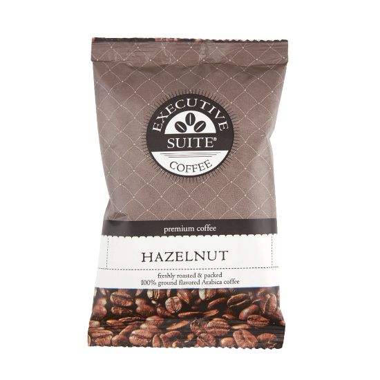 Picture of Executive Suite Coffee Single-Serve Coffee Packets, Hazelnut, Carton Of 24