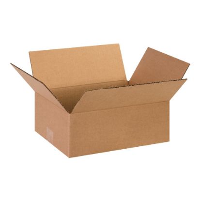 Picture of Partners Brand Flat Corrugated Boxes, 13in x 10in x 5in, Kraft, Pack Of 25