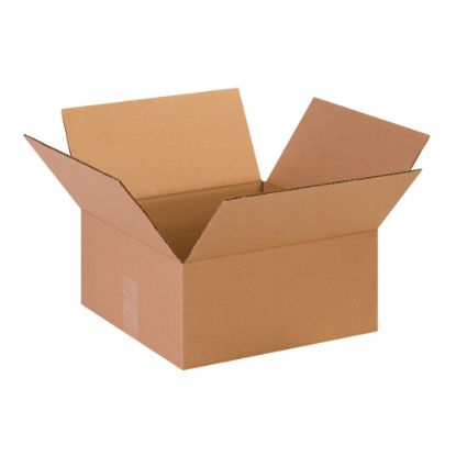 Picture of Partners Brand Flat Corrugated Boxes, 13in x 13in x 6in, Kraft, Pack Of 25