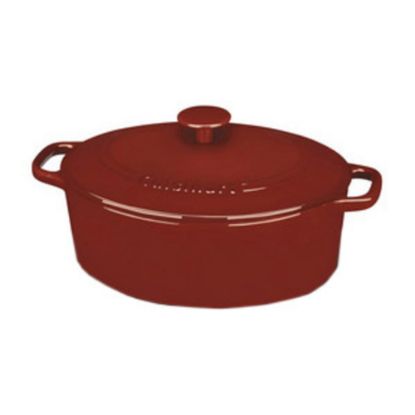 Picture of Cuisinart Chefs Classic CI755-30CR Casserole - 5.5 quart Sauce Pot - Cast Iron - Oven Safe