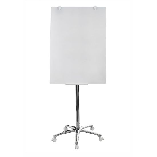 Picture of MasterVision Super Value Mobile Floor Easel, Glass, White