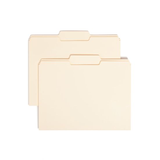 Picture of Smead Selected Tab Position Manila File Folders, Letter Size, 1/3 Cut, Position 2, Pack Of 100