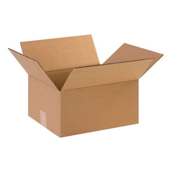 Picture of Partners Brand Corrugated Boxes, 12in x 10in x 6in, Kraft, Pack Of 25