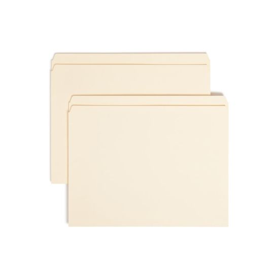 Picture of Smead File Folders, Letter Size, Straight Cut, Manila, Pack Of 100