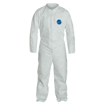 Picture of DuPont Tyvek 400 Coveralls, 3X, White, Pack Of 25 Coveralls