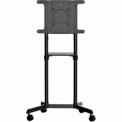 Picture of StarTech.com Mobile TV Cart, Portable Rolling TV Stand for 37-70in VESA Display (154lb/70kg) - Mobile TV Stand w/ Casters - Cart - for flat panel - steel - screen size: 37in-70in