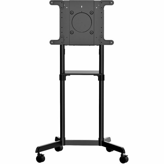 Picture of StarTech.com Mobile TV Cart, Portable Rolling TV Stand for 37-70in VESA Display (154lb/70kg) - Mobile TV Stand w/ Casters - Cart - for flat panel - steel - screen size: 37in-70in