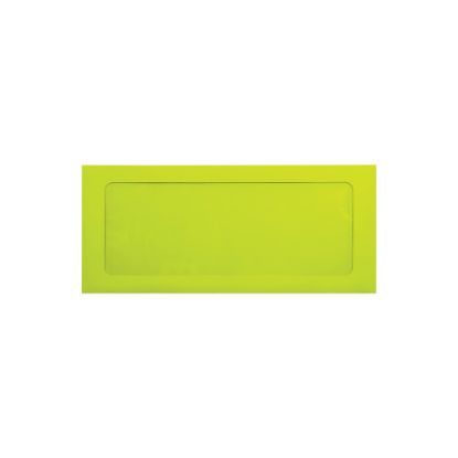 Picture of LUX #10 Envelopes, Full-Face Window, Gummed Seal, Wasabi, Pack Of 500