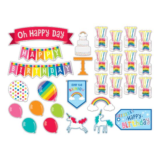 Picture of Schoolgirl Style Hello Sunshine Birthday Mini Bulletin Board Set