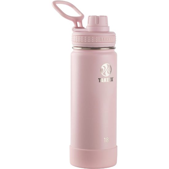 Picture of Takeya Actives Spout Reusable Water Bottle, 18 Oz, Blush