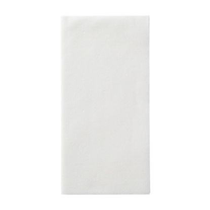 Picture of Linen-Like 1-Ply Napkins, 8-1/2in x 4-1/4in, White, Case Of 300 Napkins