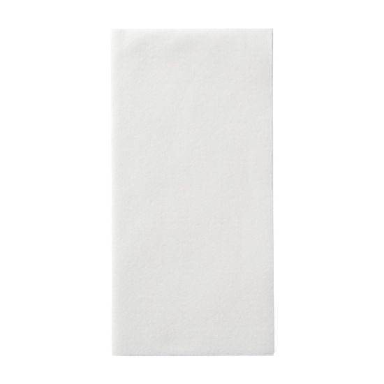 Picture of Linen-Like 1-Ply Napkins, 8-1/2in x 4-1/4in, White, Case Of 300 Napkins