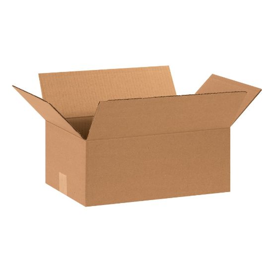 Picture of Partners Brand Corrugated Boxes, 15in x 10in x 6in, Kraft, Pack Of 25