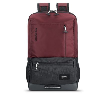 Picture of Solo New York Draft Laptop Backpack, Burgundy