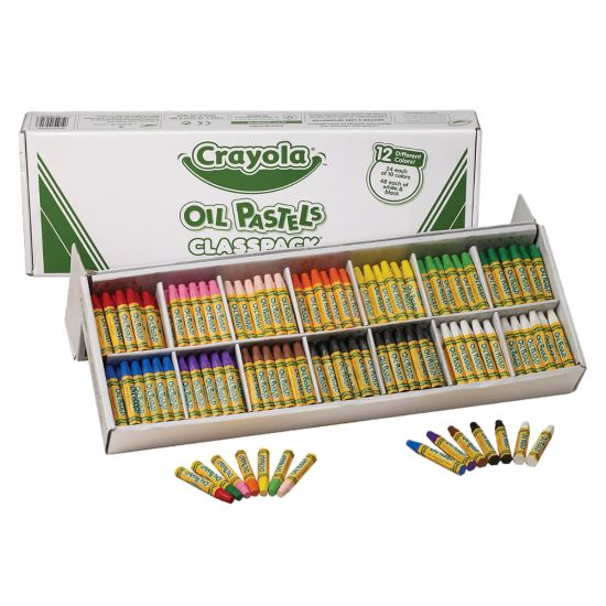 Picture of Crayola Oil Pastels Classpack, Assorted Colors, Set Of 336 Pastels