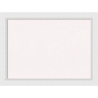 Picture of Amanti Art Cork Bulletin Board, 32in x 24in, White, Blanco White Wood Frame