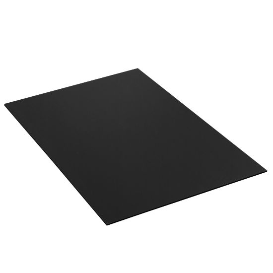 Picture of Partners Brand Plastic Corrugated Sheets, 24in x 36in, Black, Pack Of 10