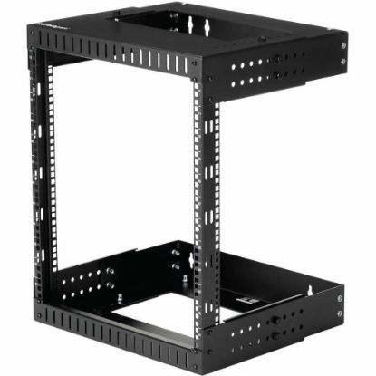 Picture of StarTech.com 12U Wallmount Server Rack- Equipment rack - 12 - 20 in. Depth - Mount your server or networking equipment to the wall, using this adjustable 12U open frame rack - Easy installation with mounting points positioned 12 and 16 in. apart to match