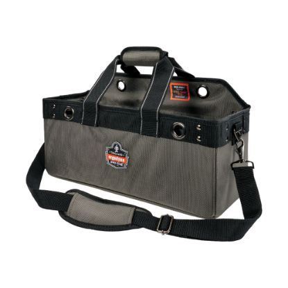 Picture of Ergodyne Arsenal 5844 Large Polyester Bucket Truck Tool Bag, 7-1/2inH x 18inW x 7-1/2inD, Gray